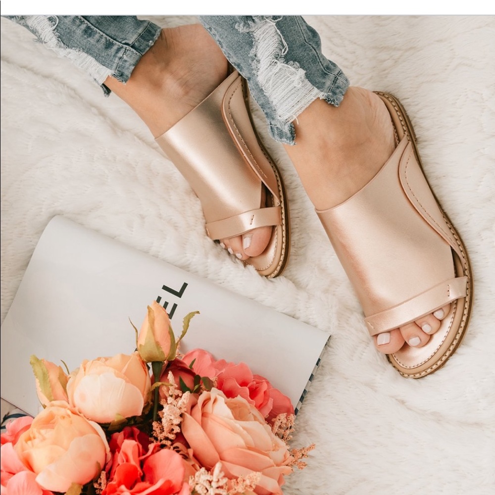 Rose Gold Slides